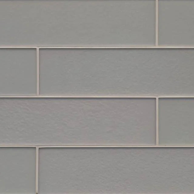 Manhattan Platinum 4x16 Matte Glass Field Tile