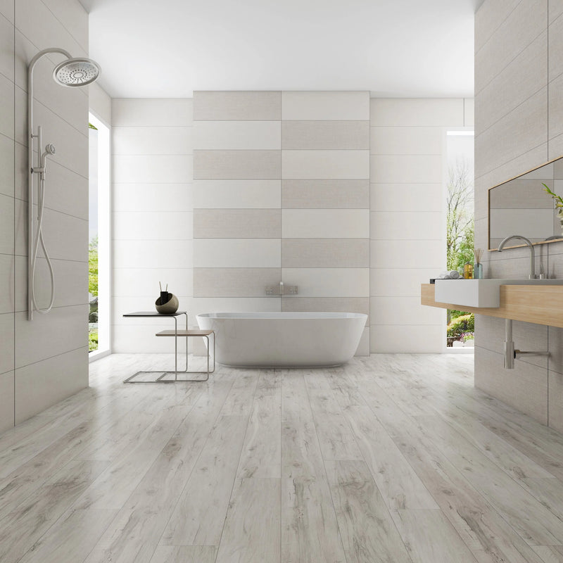 Manifesto Argent Dove 7x60 Embossed Straight-Edge 20mil SPC Vinyl Flooring