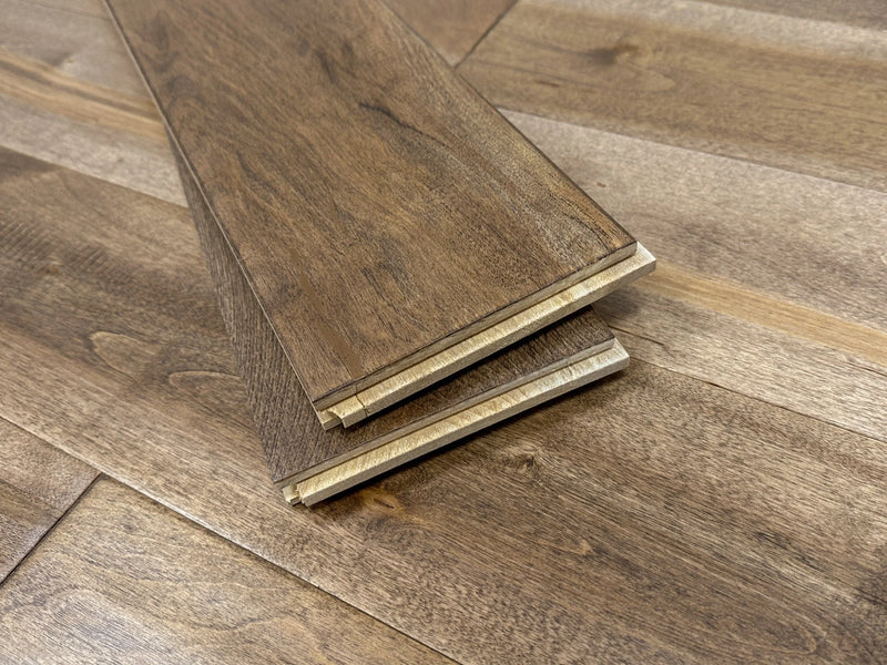 Maple Century 4-3/4xRL (12-48) Hand-Scraped Urethane Maple Wood Flooring