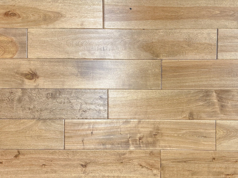 Maple Natural Toast 4-3/4xRL (12-48) Hand-Scraped Urethane Maple Wood Flooring