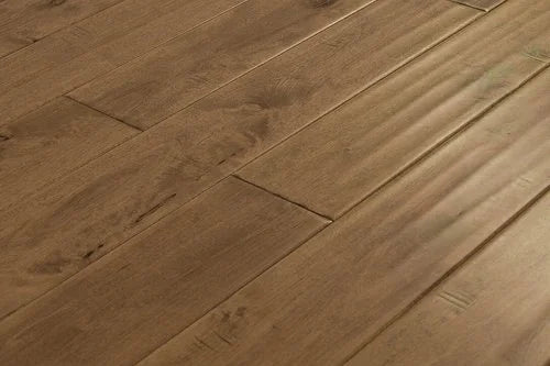 Maple Natural Toast 4-3/4xRL (12-48) Hand-Scraped Urethane Maple Wood Flooring