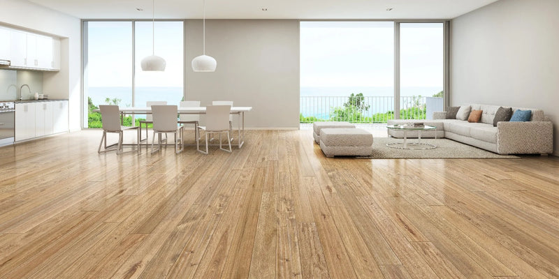 Maple Natural Toast 4-3/4xRL (12-48) Hand-Scraped Urethane Maple Wood Flooring