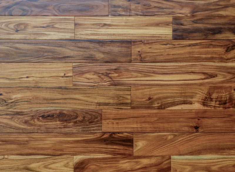 Maple Walnut 4-3/4xRL (12-48) Hand-Scraped Urethane Maple Wood Flooring
