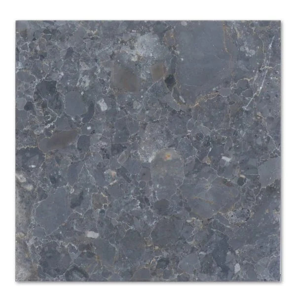 Breccia Grigio 12x12 Honed Veined Marble Tile