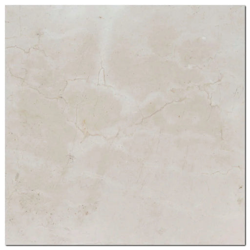 Crema Marfil Ivory Select 18x18 Natural Veined Marble Tile