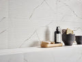 Marble Lincoln White 24x48 Glazed Porcelain Tile