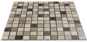 Travertine/Marble Mosaics Marble Mix 12x12 Polished Blend Marble Mosaic