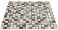 Veined Marble Mix 5/8x5/8 12x12 Sheet Natural Mosaic