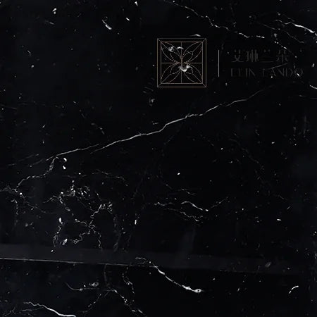 Negro Marquina 12x24 Honed Veined Marble Tile