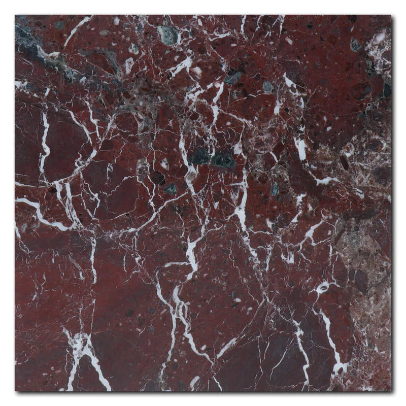 Rosso Levanto 12x12 Natural Marble Tile