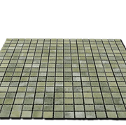 Verde Laguna 5/8x5/8 12x12 Sheet Natural Veined Marble Mosaic