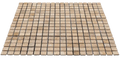 Yellow 5/8x5/8 12x12 Sheet Natural Travertine Mosaic
