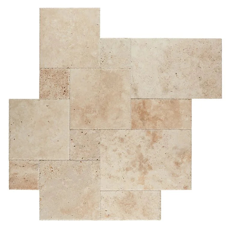 Marciano Chiseled Lyon Pattern Marble Tile