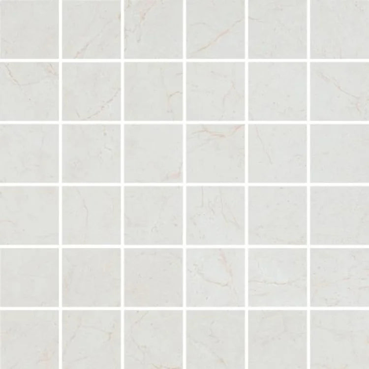 Marfil 2x2 Marble Look Ceramic Mosaic