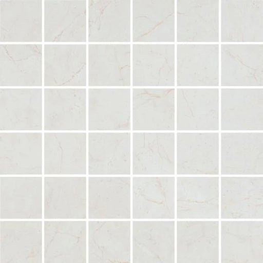 Marfil 2x2 Marble Look Ceramic Mosaic