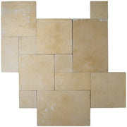 Marigold 3cm Tumbled Travertine Paver Set