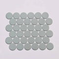 Marin Aloe Green 11.75x10.5 2x2 Penny Matte Glass Mosaic