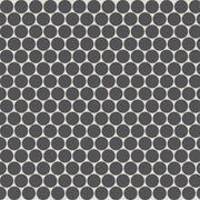 Marin Black Sea 12.5x11.5 3/4 inch Penny Matte Glass Mosaic