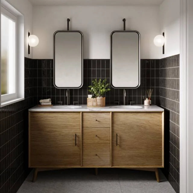 Marin Black Sea 5x2.5 Wall Ceramic Tile