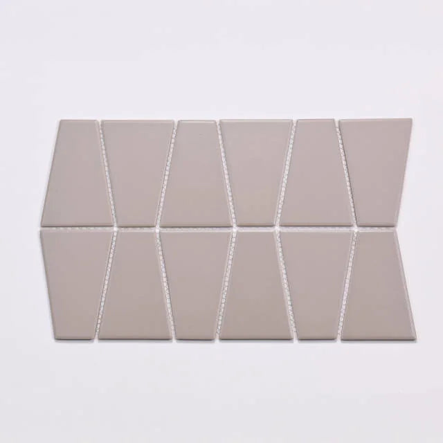 Marin Coastal Cliff 13x8.25 Trapezoid Matte Porcelain Mosaic