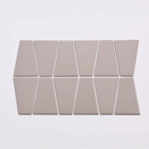 Marin Coastal Cliff 13x8.25 Trapezoid Matte Porcelain Mosaic