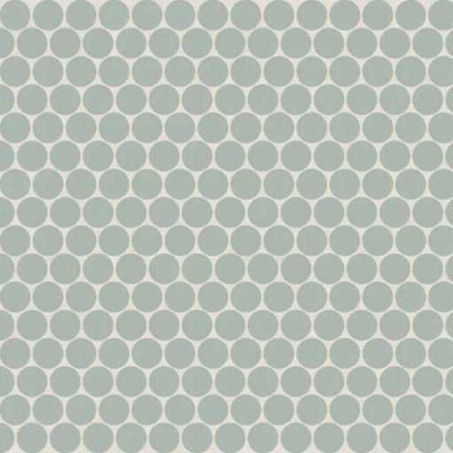 Marin Matte Aloe Green 12.5x11.5 Penny Porcelain Mosaic