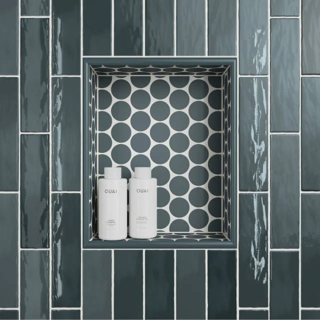 Marin Midnight Tide 10x2.5 Ceramic Wall Tile