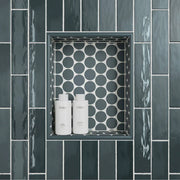 Marin Midnight Tide 2x2 Penny Matte Porcelain Mosaic