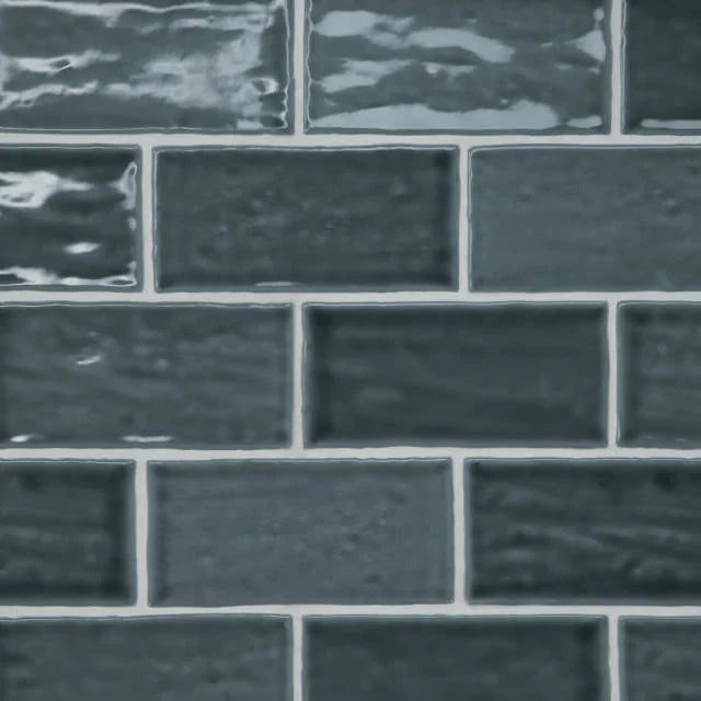 Marin Midnight Tide 5x2.5 Ceramic Wall Tile