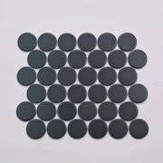Marin Midnight Tide 2x2 Penny Matte Porcelain Mosaic