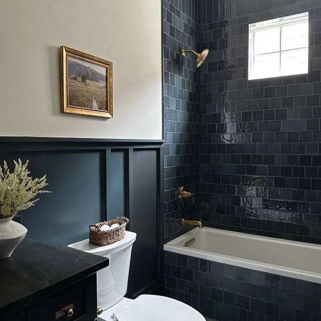 Marin Midnight Tide 4x4 Ceramic Wall Tile