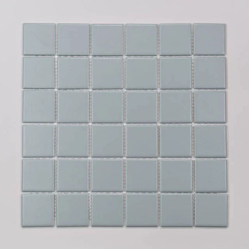 Marin Misty Blue 12x12 2x2 Square Matte Glass Mosaic