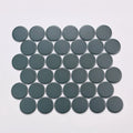 Marin Ocean Teal 2x2 11.75x10.5 Penny Matte Porcelain Mosaic