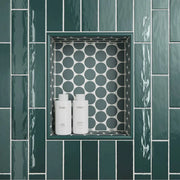 Marin Ocean Teal 2x2 11.75x10.5 Penny Matte Porcelain Mosaic