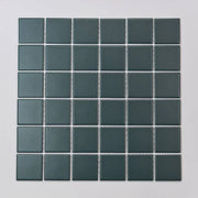 Marin Ocean Teal 2x2 Square Matte 12x12 Glass Mosaic