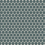 Marin Ocean Teal 12.5x11.5 Matte 3/4 inch Penny Glass Mosaic