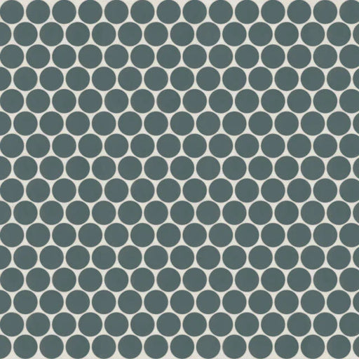 Marin Ocean Teal 12.5x11.5 Matte 3/4 inch Penny Glass Mosaic