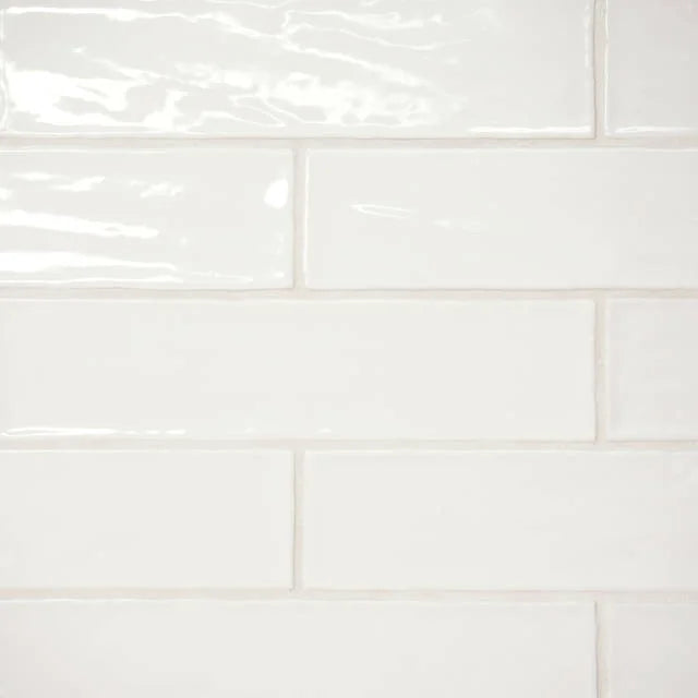 Marin Pearl White 10x2.5 Wall Ceramic Tile