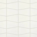 Marin Pearl White 13x8.25 Trapezoid Matte Glass Mosaic
