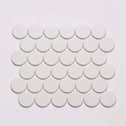 Marin Pearl White 2x2 Penny Matte 11.75x10.5 Porcelain Mosaic