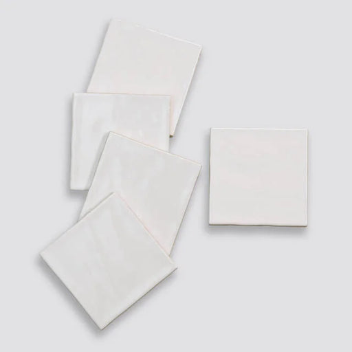 Marin Pearl White 4x4 Ceramic Wall Tile