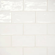 Marin Pearl White 5x2.5 Ceramic Wall Tile