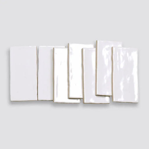 Marin Pearl White 5x2.5 Ceramic Wall Tile
