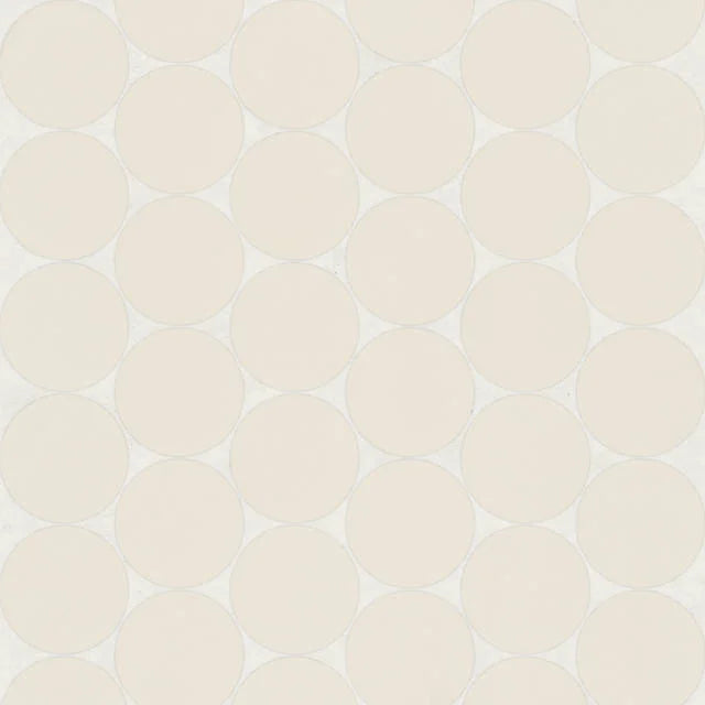 Marin Sand Dollar 11.75x10.5 2x2 Penny Matte Glass Mosaic