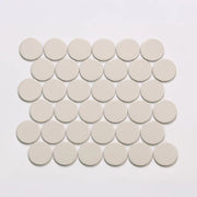 Marin Sand Dollar 11.75x10.5 2x2 Penny Matte Glass Mosaic