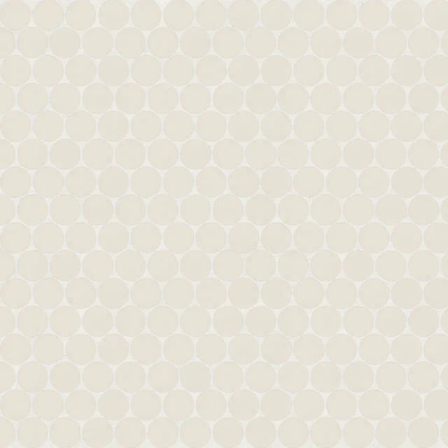 Marin Sand Dollar 12.5x11.5 3/4 inch Penny Matte Glass Mosaic