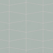 Marin Trapezoid Matte Aloe Green 13x8.25 Porcelain Mosaic