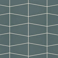 Marin Trapezoid Matte Ocean Teal Porcelain Mosaic