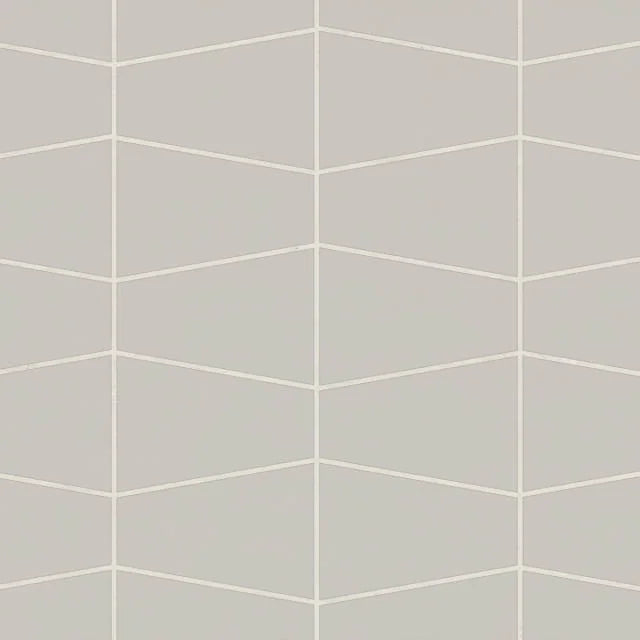 Marin Trapezoid Matte Pebble Gray Porcelain Mosaic