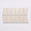 Marin Sand Dollar 13x8.25 Trapezoid Matte Glass Mosaic